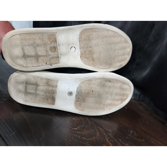 EUC Steve Madden Zacy Black Leather Snake Embossed Studded Fashion Sneaker/Sz. 7 - Picture 7 of 9